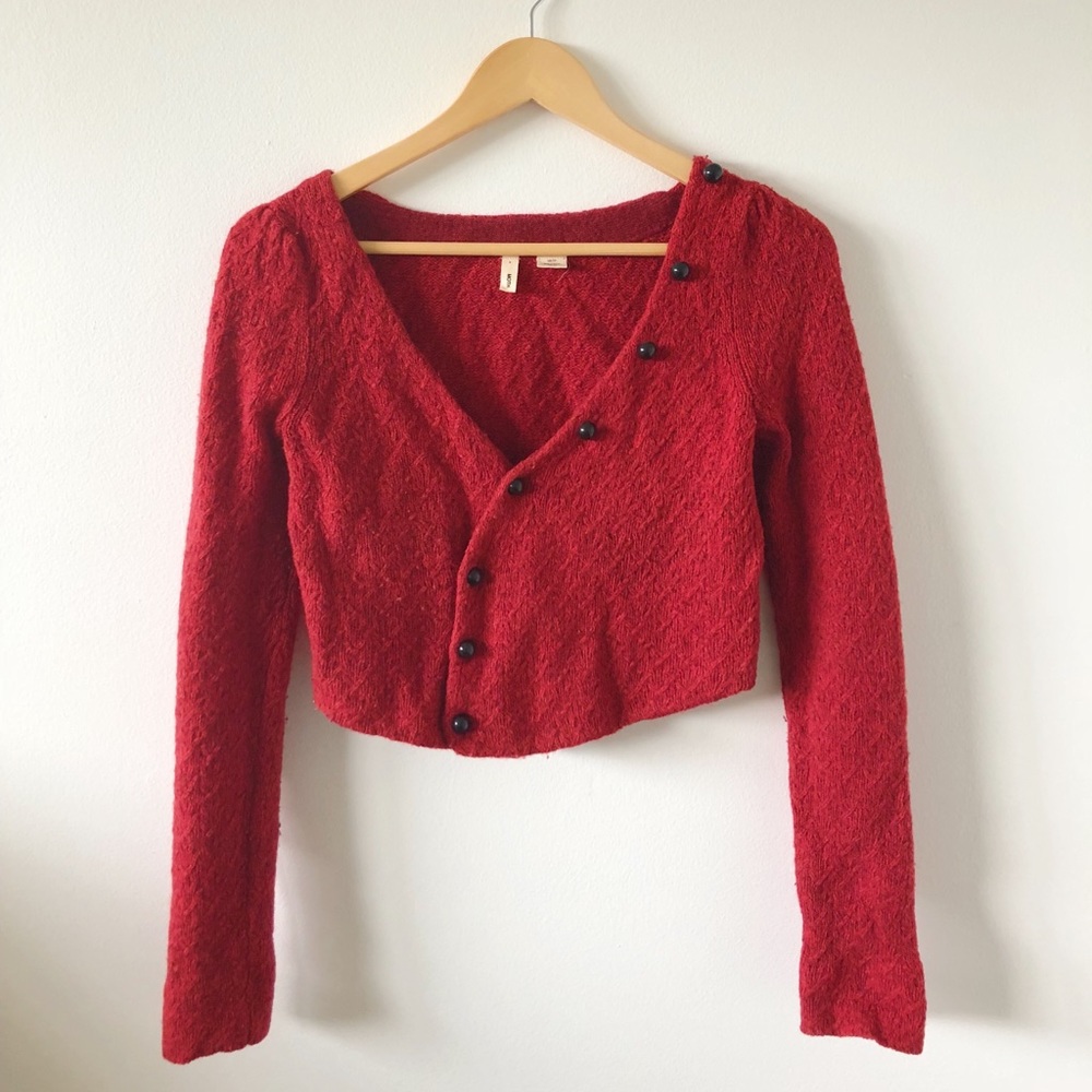 Anthropologie wool ballerina cardigan